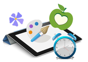 Picture of a collection of objects.